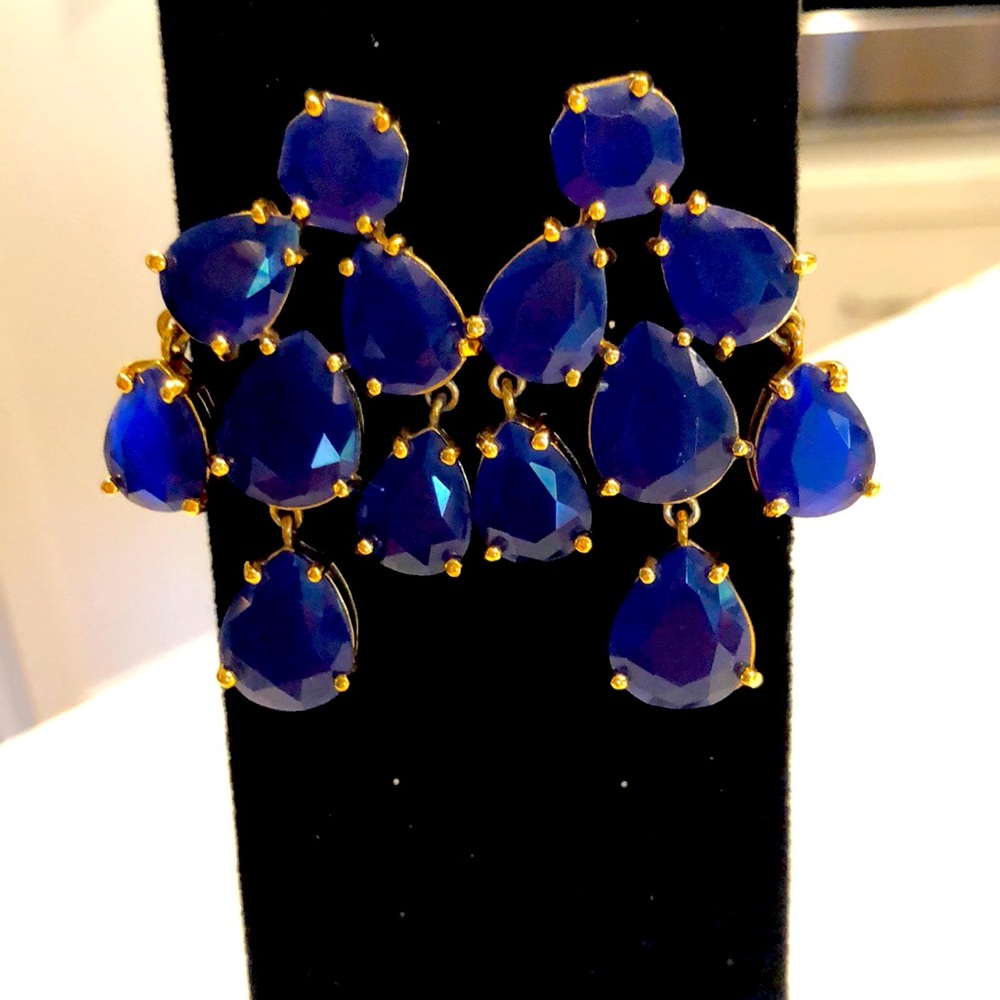 Kate Spade Blue Teardrop Earrings